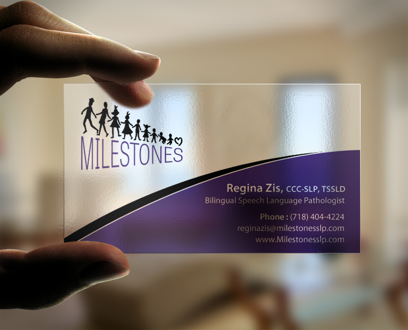 Diseño de Tarjeta de Presentación por chandrayaan.creative para Milestones | Diseño #13370443