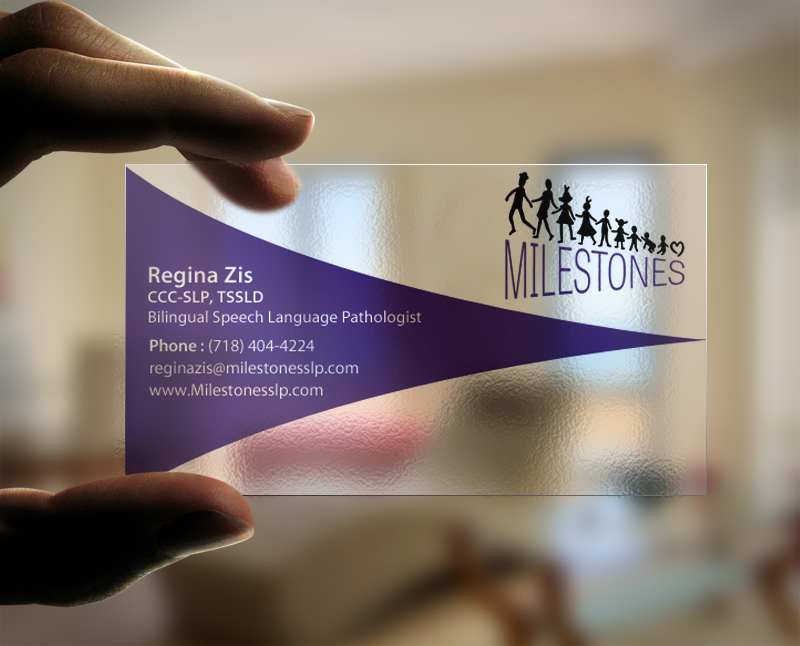 Diseño de Tarjeta de Presentación por chandrayaan.creative para Milestones | Diseño #13370445