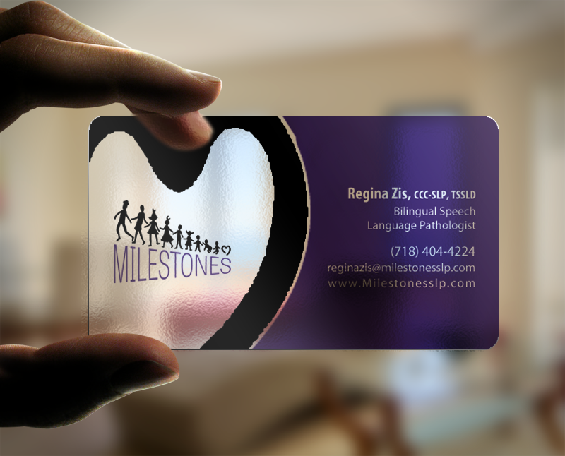 Visitenkarten-Design von chandrayaan.creative für Milestones | Design #13371433