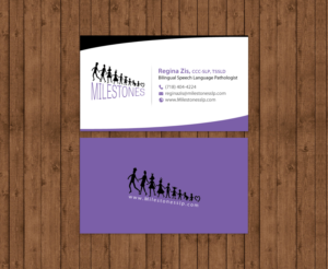 Visitenkarten-Design von chandrayaan.creative für Milestones | Design: #13371435