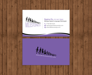 Visitenkarten-Design von chandrayaan.creative für Milestones | Design: #13371437