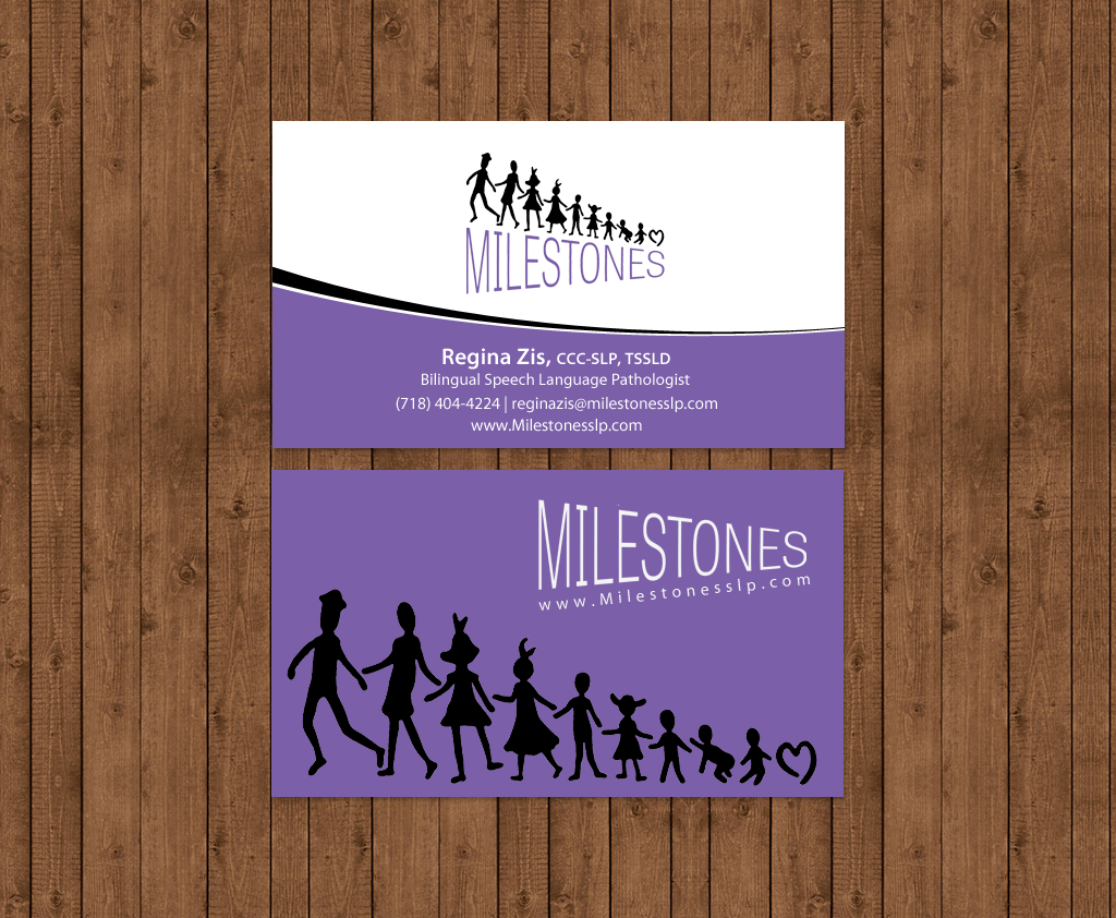 Business Card Design by chandrayaan.creative for Milestones | Design #13371471