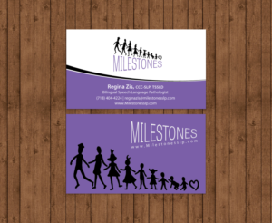 Visitenkarten-Design von chandrayaan.creative für Milestones | Design: #13371471