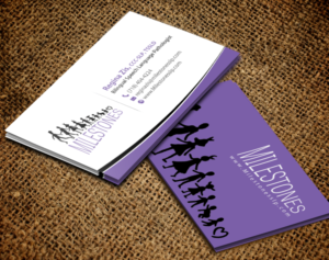 Visitenkarten-Design von chandrayaan.creative für Milestones | Design: #13371472