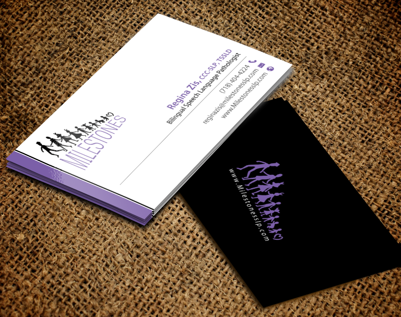 Visitenkarten-Design von chandrayaan.creative für Milestones | Design #13371473