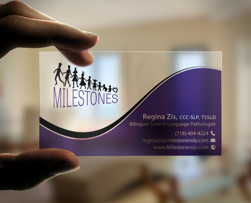 Visitenkarten-Design von chandrayaan.creative für Milestones | Design #13371512