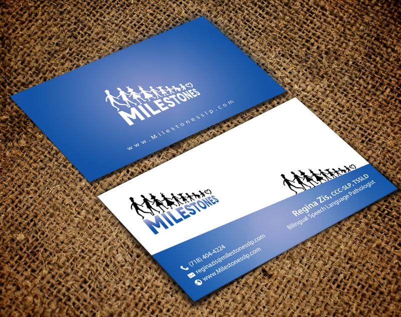 Business Card Design by chandrayaan.creative for Milestones | Design #13400283