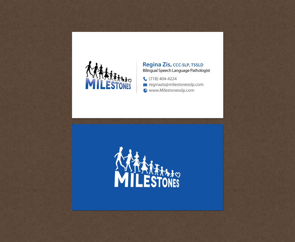 Visitenkarten-Design von chandrayaan.creative für Milestones | Design #13401855