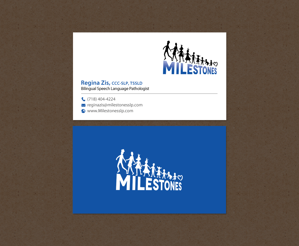 Business Card Design by chandrayaan.creative for Milestones | Design #13401858