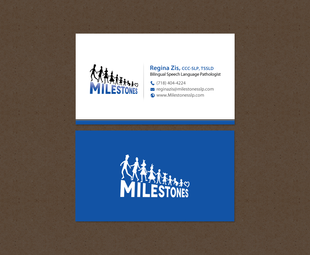 Visitenkarten-Design von chandrayaan.creative für Milestones | Design #13401859