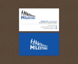 Visitenkarten-Design von chandrayaan.creative für Milestones | Design: #13401863