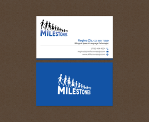 Visitenkarten-Design von chandrayaan.creative für Milestones | Design: #13401865