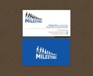 Visitenkarten-Design von chandrayaan.creative für Milestones | Design: #13401866