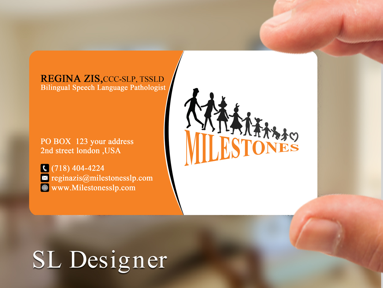 Visitenkarten-Design von SL Designer für Milestones | Design #13360749