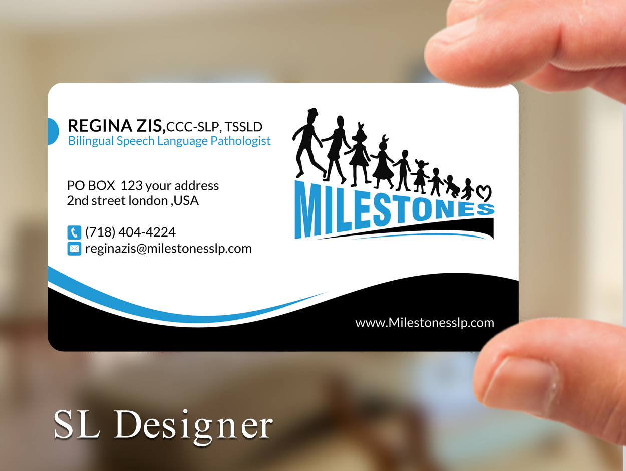 Business Card Design by SL Designer for Milestones | Design #13360754
