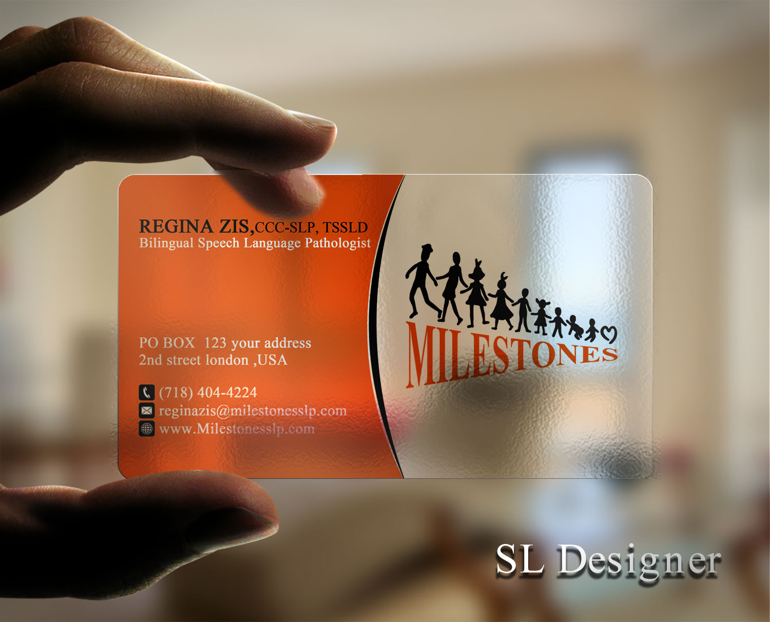 Visitenkarten-Design von SL Designer für Milestones | Design #13360755