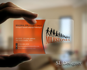 Visitenkarten-Design von SL Designer für Milestones | Design: #13360755