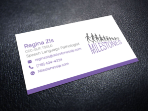 Visitenkarten-Design von geeta Designs für Milestones | Design: #13464986