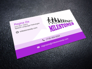 Visitenkarten-Design von geeta Designs für Milestones | Design: #13464987