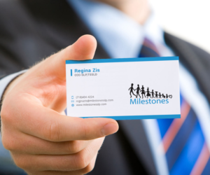 Visitenkarten-Design von Graphic Flame für Milestones | Design: #13379791