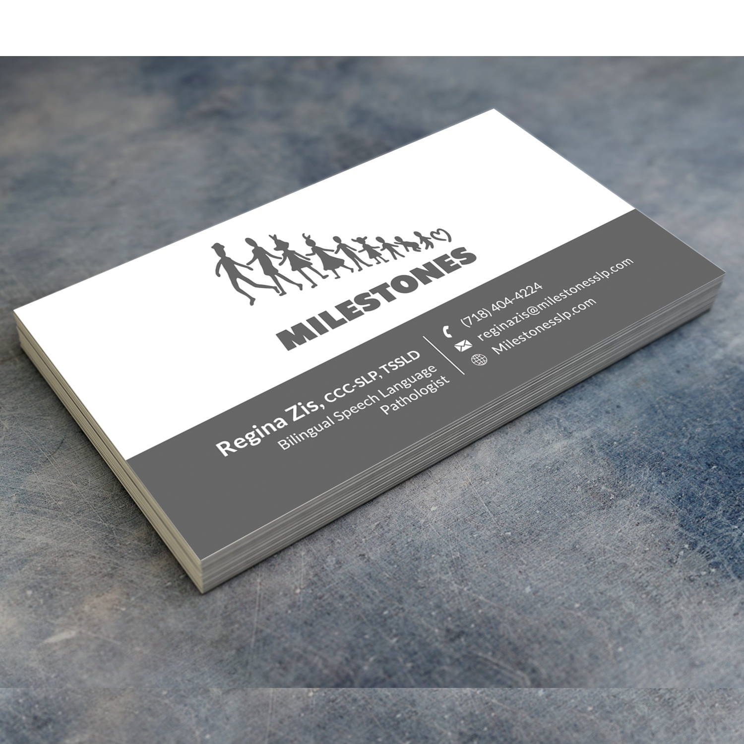 Business Card Design by now_7 for Milestones | Design #13372864