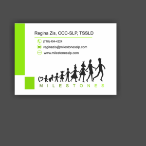 Diseño de Tarjeta de Presentación por Roro111 para Milestones | Diseño #13360038