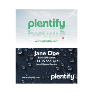 Visitenkarten-Design von LockJawCreative für Plentify | Design #13395138