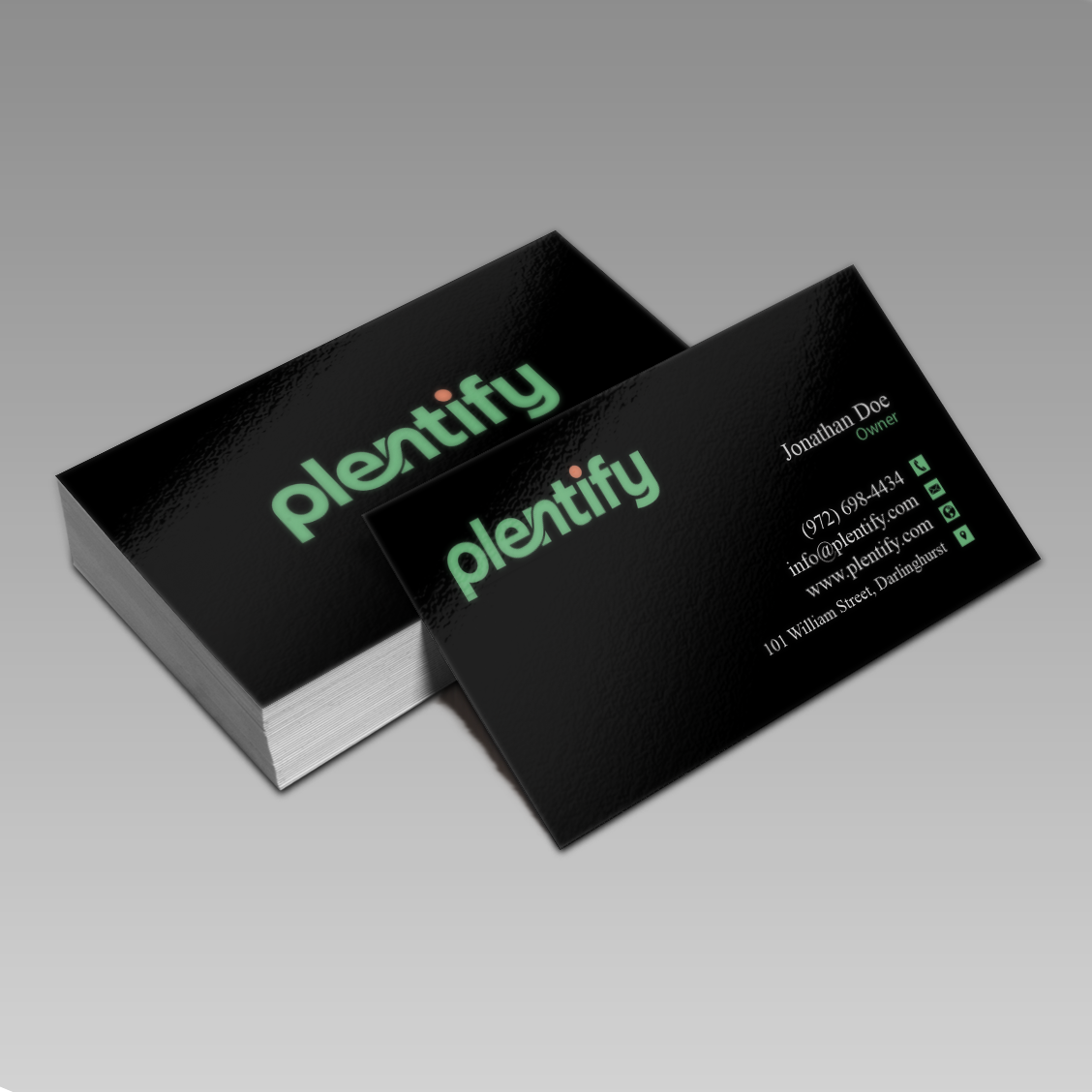 Business Card Design by Pixi Dust for Plentify | Design #13372647