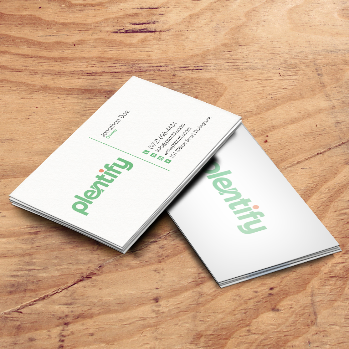 Business Card Design by Pixi Dust for Plentify | Design #13372650