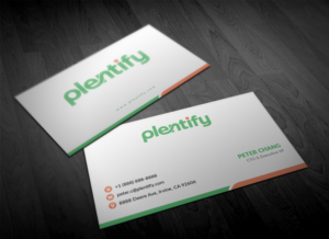 Business Card Design by Pointless Pixels India for Plentify | Design: #13368331