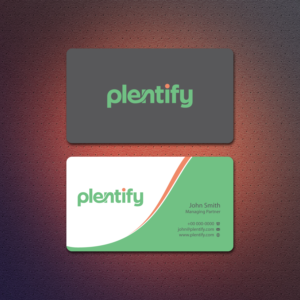 Design de Carte de Visite par Dezero pour Plentify | Design : #13362811