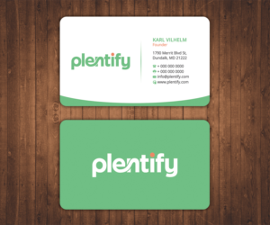 Business Card Design by Stylez Designz for Plentify | Design: #13503309