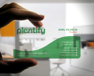 Business Card Design by Stylez Designz for Plentify | Design: #13503313