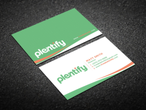 Business Card Design by Verified artistry (Design garden) for Plentify | Design: #13371275
