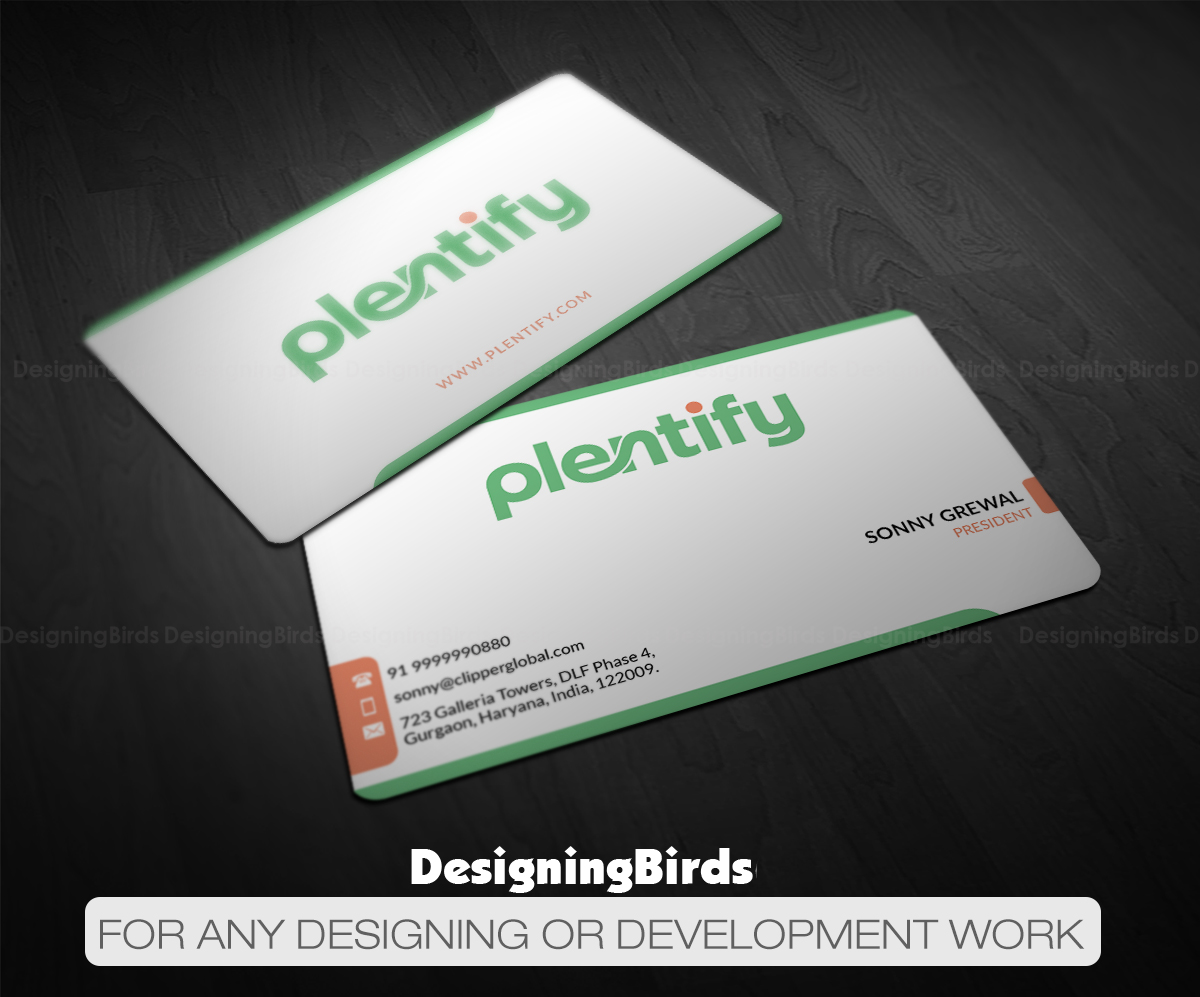 Business Card Design by Designing Birds for Plentify | Design #13372148