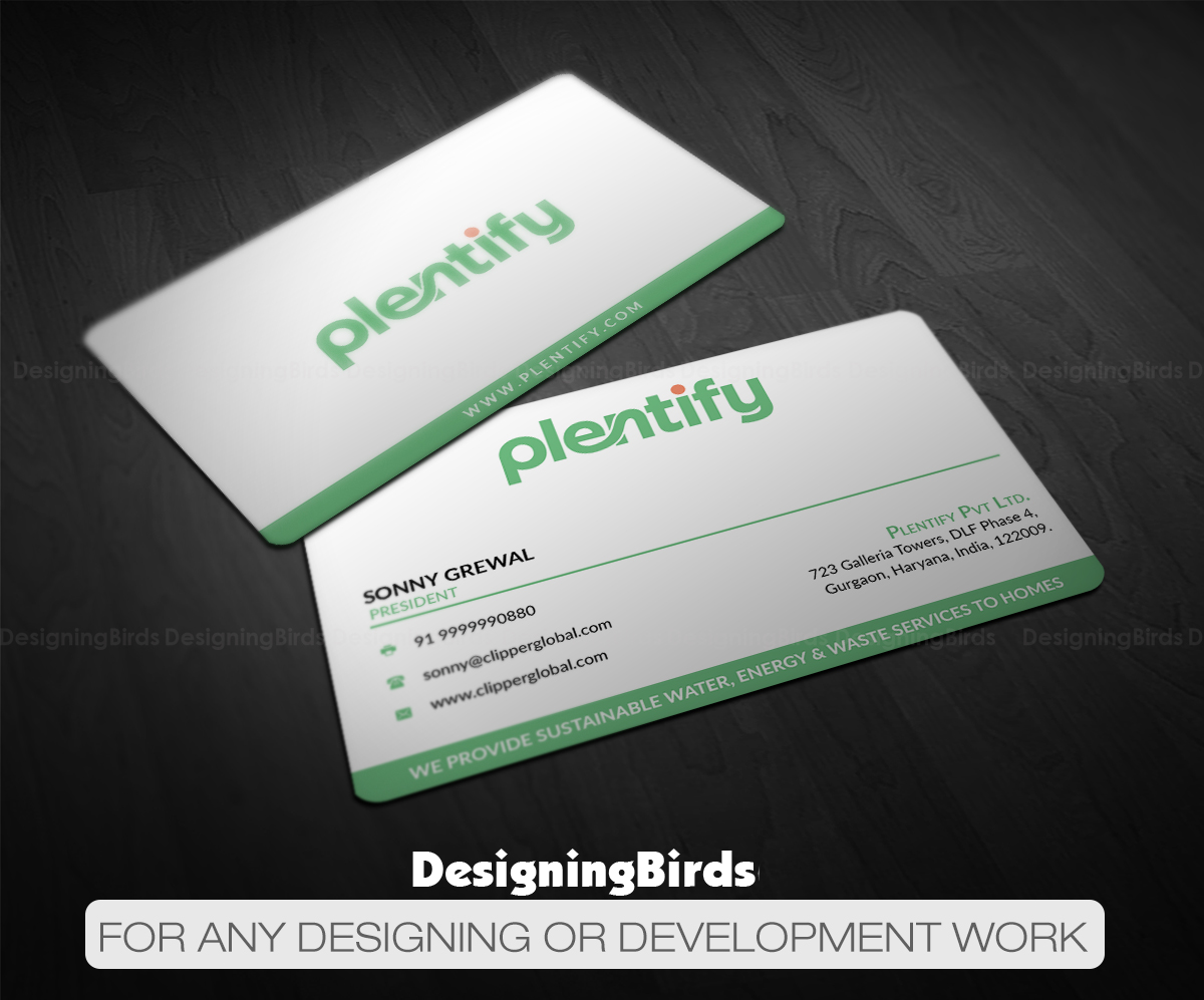 Business Card Design by Designing Birds for Plentify | Design #13372311