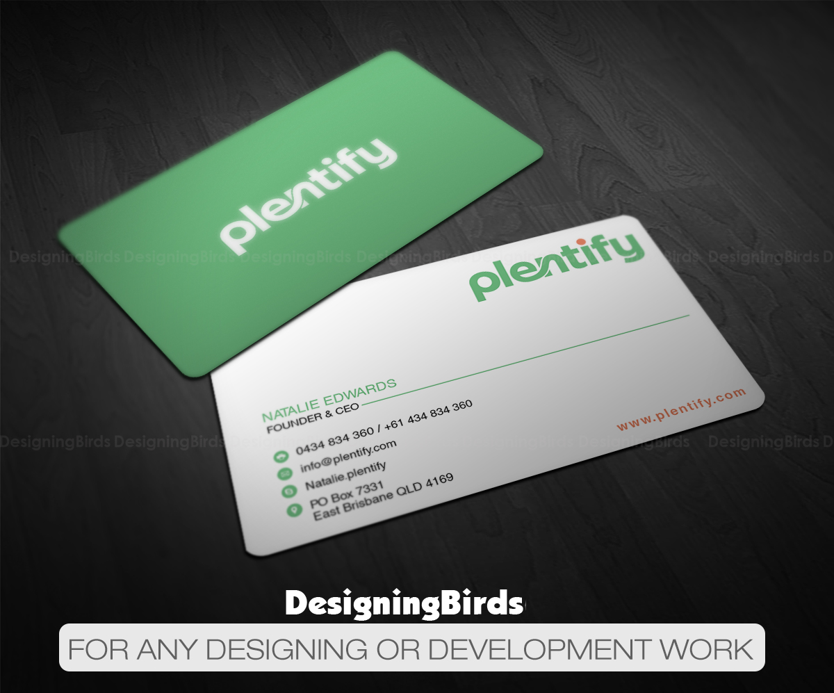 Visitenkarten-Design von Designing Birds für Plentify | Design #13372714