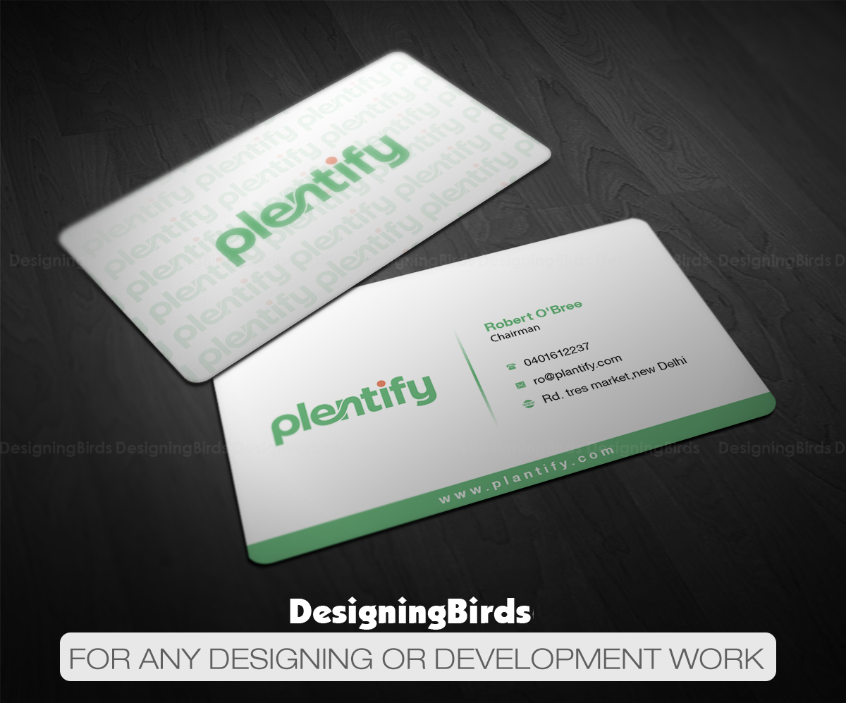 Business Card Design by Designing Birds for Plentify | Design #13374534