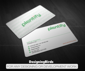 Business Card Design by Designing Birds for Plentify | Design: #13374535