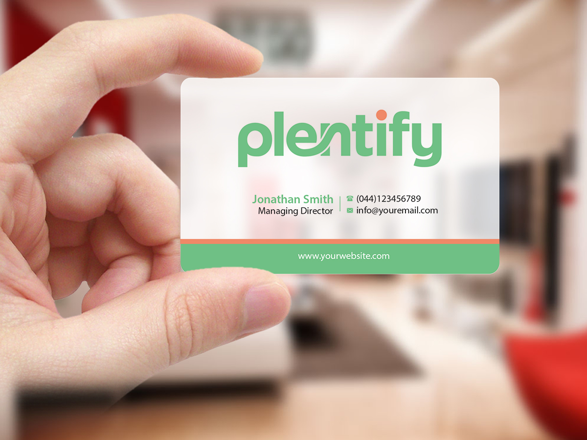 Design de Carte de Visite par Creations Box 2015 pour Plentify | Design #13373891