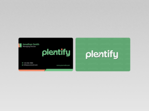 Business Card Design by Creations Box 2015 for Plentify | Design: #13373892