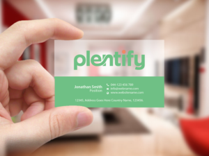 Business Card Design by Creations Box 2015 for Plentify | Design: #13373899