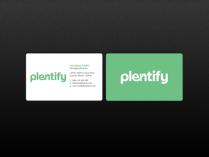 Business Card Design by Creations Box 2015 for Plentify | Design: #13373911
