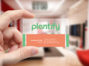 Business Card Design by Creations Box 2015 for Plentify | Design: #13373917