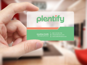 Business Card Design by Creations Box 2015 for Plentify | Design: #13388160