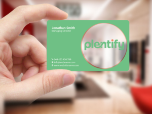 Business Card Design by Creations Box 2015 for Plentify | Design: #13388161