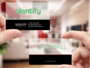 Business Card Design by Creations Box 2015 for Plentify | Design: #13388162
