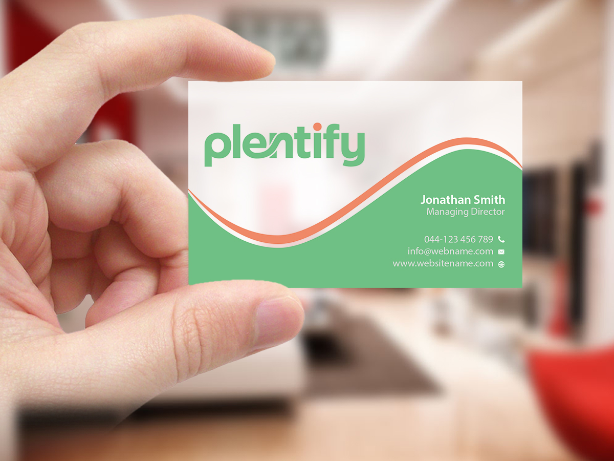 Business Card Design by Creations Box 2015 for Plentify | Design #13388165
