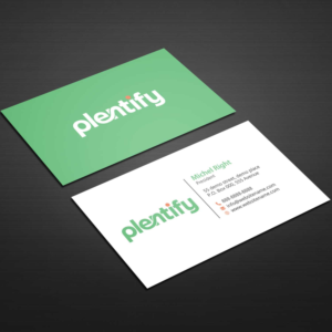 Business Card Design by Right_D for Plentify | Design: #13363983
