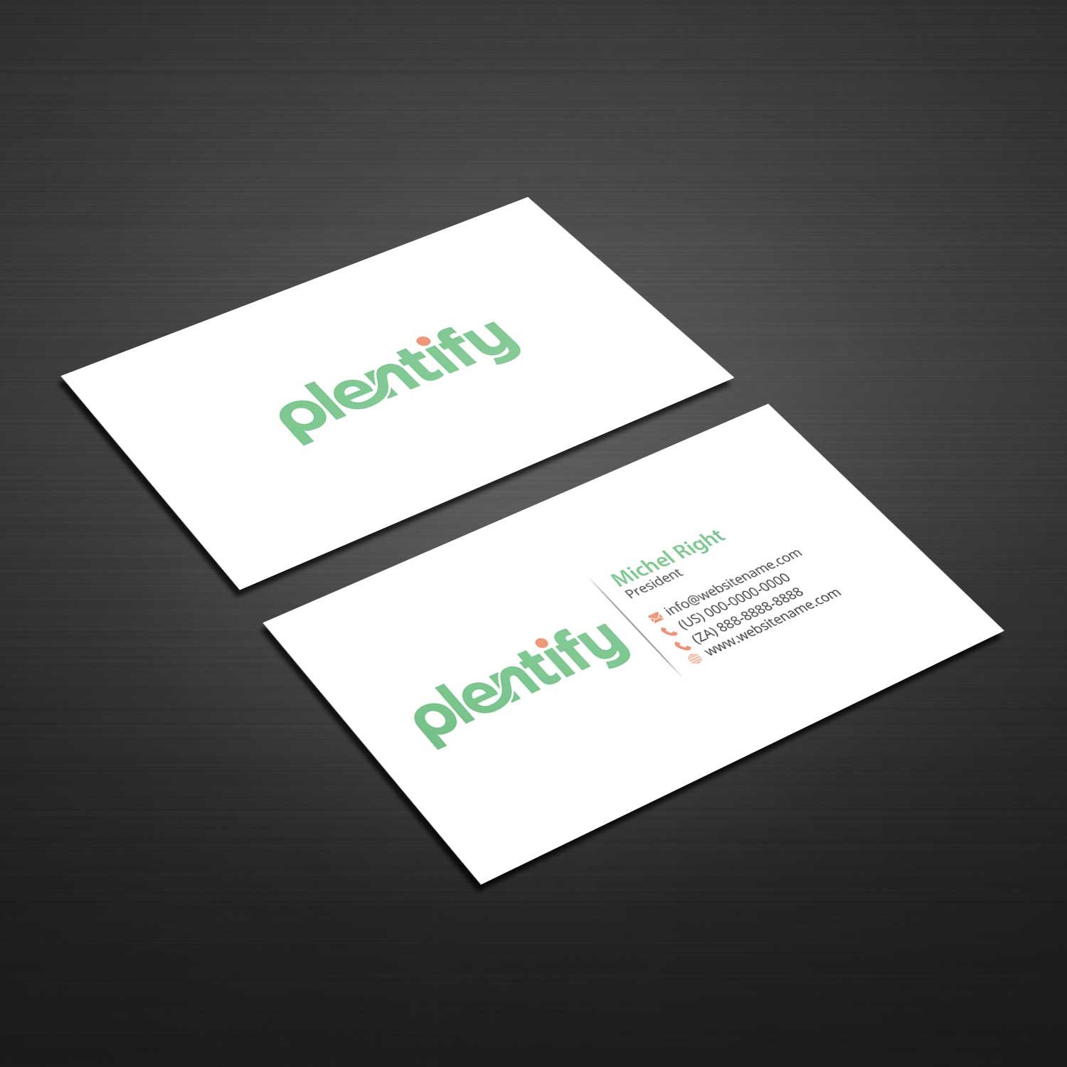 Business Card Design by Right_D for Plentify | Design #13426502